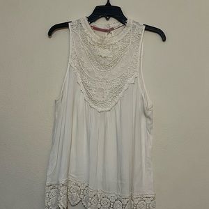 beige lace beautiful blouse